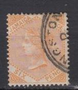 Jamaica - 1890 QV 6p  Sc# 23 (9808)