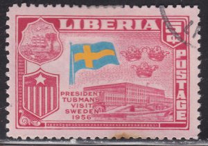 Liberia 370 President's Visit of Europe 1958
