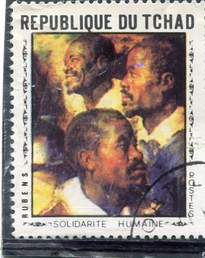 Chad 1979 RUBENS Painting 1 value Perforated Fine Used VF