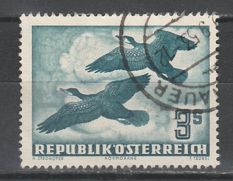 AUSTRIA 1950 BIRD AIRMAIL 3S USED