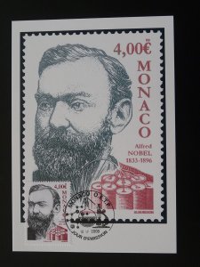 chemistry Alfred Nobel maximum card Monaco 2008