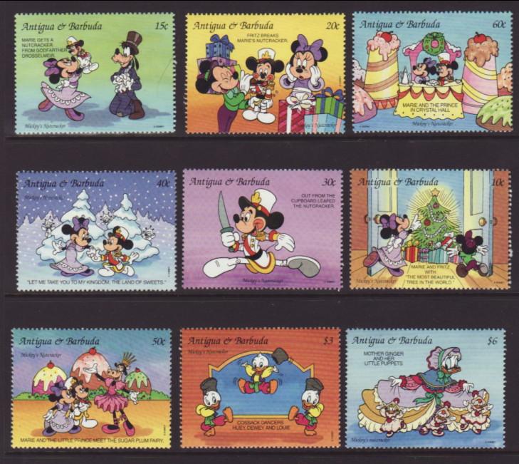 Antigua 1742-1750 Disney's MNH VF