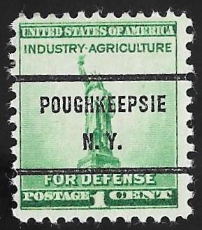 899 1 cent Defense Liberty Precancel Stamp used F