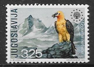 Yugoslavia #1043 3.25d Bearded Vulture  (MNH) CV $10.00