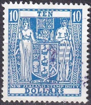 New Zealand #404D F-VF Used CV $4.00 (A19318)