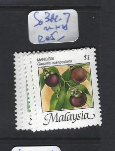  MALAYSIA   (P3007BB)   FRUIT SG 344-7   MNH