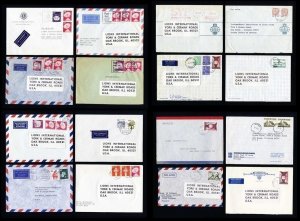 240 Lions Club of the World Covers to Lions International - Shipping Included