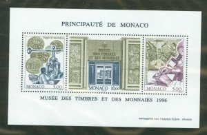Monaco #2022a Mint (NH) Souvenir Sheet