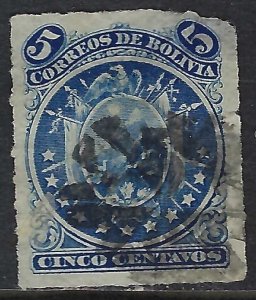 Bolivia 26 USED THIN ARMS L355-4