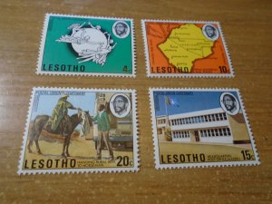 Lesotho  #  166-69  MNH