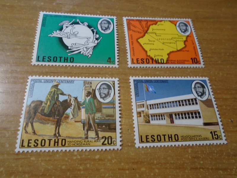 Lesotho  #  166-69  MNH