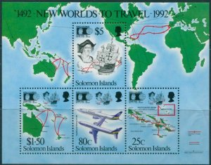 Solomon Islands 1992 SG732 Discovery of America MS MNH