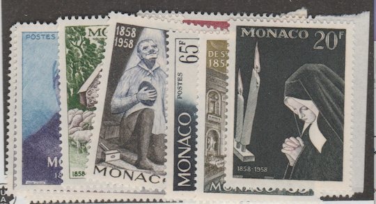 Monaco Scott #412-422 Stamp - Mint Set - XYZ