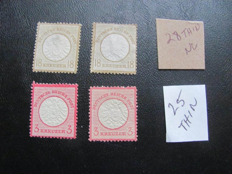 GERMANY 1872   LARGE SHIELD  LOT