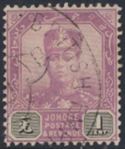 Johore  Malaya  SC#  100 Used  see details & scans