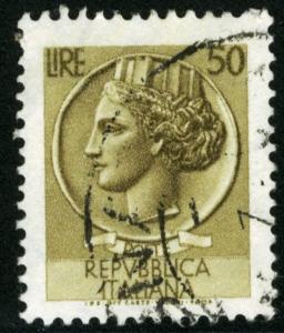 ITALY #998J, USED - 1968 - ITALY080