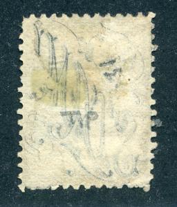 FB38 - 2c Brown Bill Stamp - used - CARIS: CAB 38E - Color Error