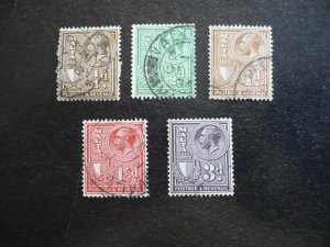 Stamps - Malta - Scott# 167-170,173 - Used Part Set of 5 Stamps
