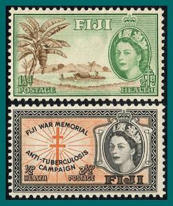 Fiji 1954 Health, MLH  #B3-B4,SG296-SG297