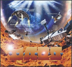 BURUNDI 2012 SHEET bur12515b SPACE NASA MARS CURIOSITY