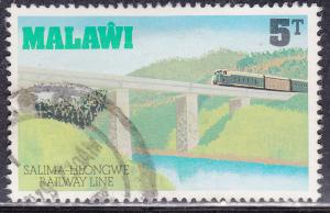 Malawi 346  Salima Lilongwe Railway, Train 1979