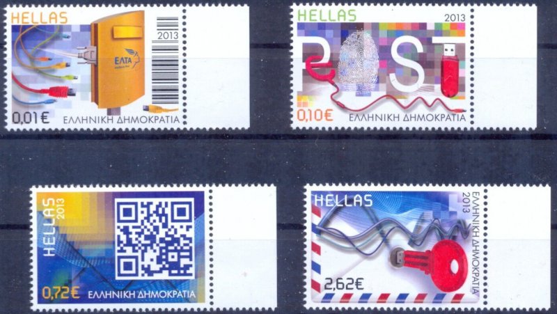 Greece 2013 From Physical to Digital post MNH XF.