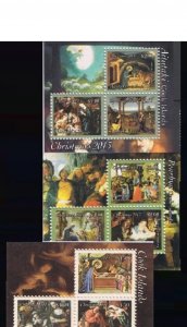 Australian Islands Group - Christmas 2013: 24 stamps and Souvenir Sheets (NEV...