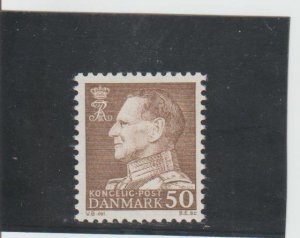 Denmark  Scott#  438  MNH  (1967 King Frederik IX)