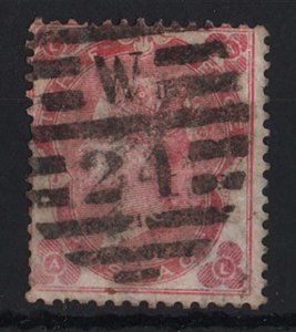 GB 1862 3d pale carmine-rose sg77 gu cat £350