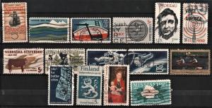 United States Used Commemoratives of 1967 (15 Stamps)