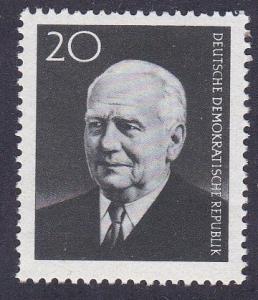 German Dem Rep # 511, President Pieck, NH,