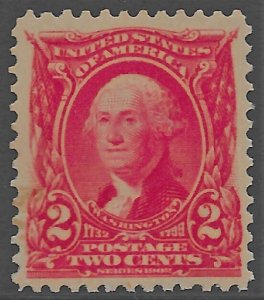 1902-03 Sc. #301 VF NH, some gum on face @ LL