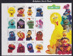 BOBPLATES #5394 Sesame Street Sheet of 16 VF MNH SCV=$18