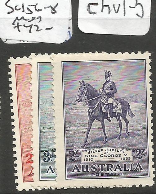 Australia SG 156-8 MOG (1chv) 