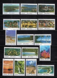 Vanuatu 595-610 MNH Marine Life Sailboats Culture Trees ZAYIX 0624S0215