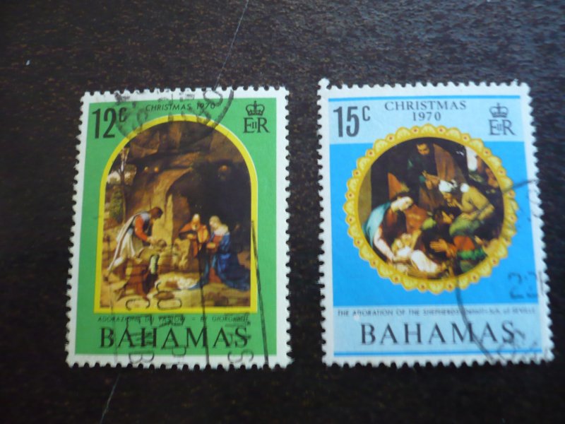 Stamps - Bahamas - Scott# 311-312 - Used Part Set of 2 Stamps