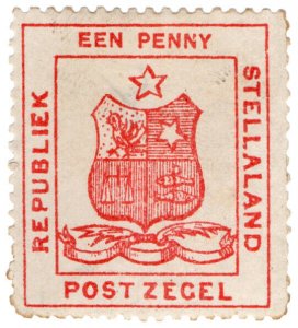 (I.B) Stellaland Postal : Post Zegel 1d