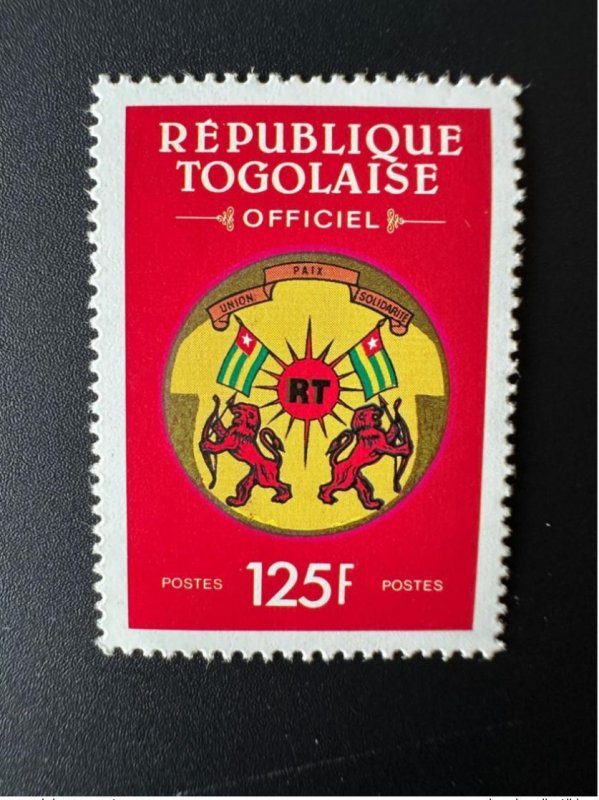 Togo 1991 Mi. 6 125F Official Service Flag Coat of Arms
