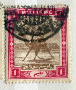 BRITISH EAST AFRICA PROTECTORATE; Early 1900s Came Rider used 1m. value
