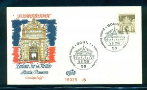 Germany #936 (Mi 489) 1966 5pf building definitive unaddressed cachet FDC