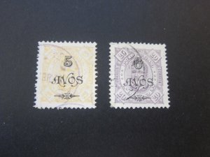 Timor 1902 Sc 92,95 FU