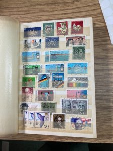 GERMANY 350+ DIFFERENT POSTALLY USED STAMPS MOST WEST ON STOCK PAGES A710