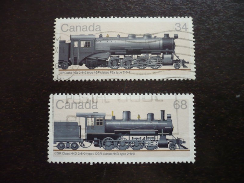 Stamps - Canada - Scott# 1072,1074 - Used Part Set of 2 Stamps