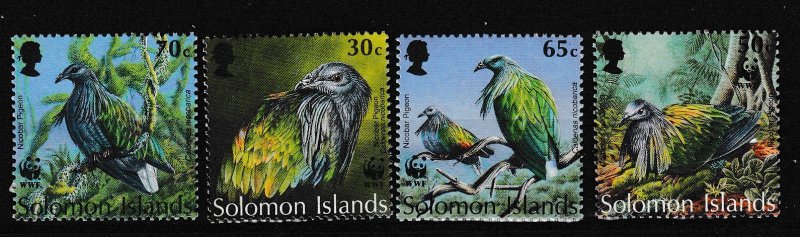 Solomon Islands - WWF - BIRDS - Set - MNH