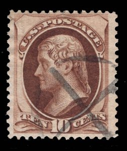 MOMEN: US STAMPS # 139 GRILLED USED $825 LOT #16390-32