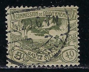 Upper Silesia Scott # 23, used