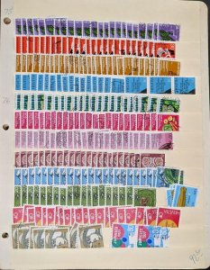 EDW1949SELL : SWITZERLAND Neatly arranged stock of Used on cards Scott Cat $4151