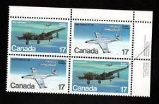 SCOTT  873-74  AIRCRAFT  17¢  PLATE BLOCK  MNH  SHERWOOD STAMP