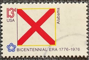 US #1654 Used Single Flag Alabama SCV $.25 L37