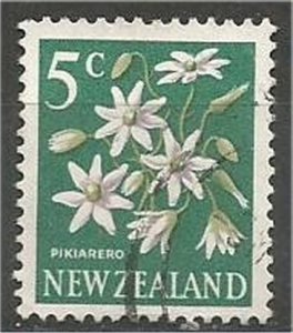 NEW ZEALAND, 1967, used 5c, Flower. Scott 388